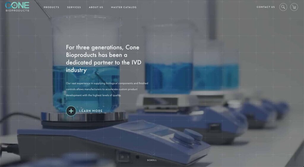 Cone Bio Products - SEO case study - OVERVIEW & OBJECTIVE