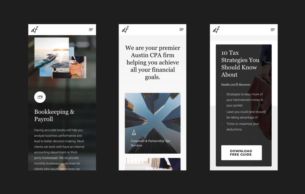 Our SEO Work: David French & Associations