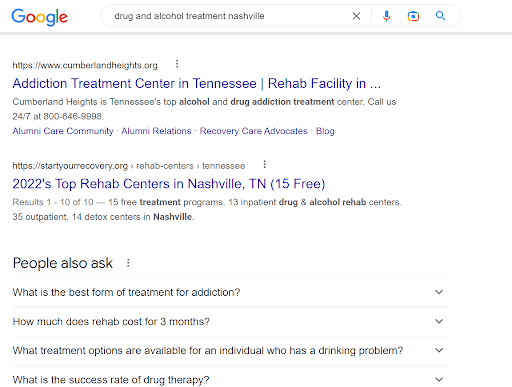local Drug Rehab SEO 